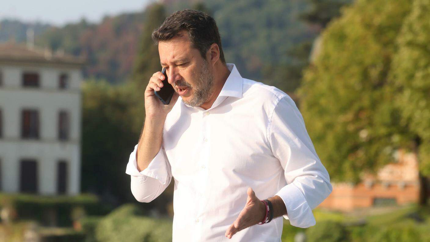 Il leader leghista Matteo Salvini