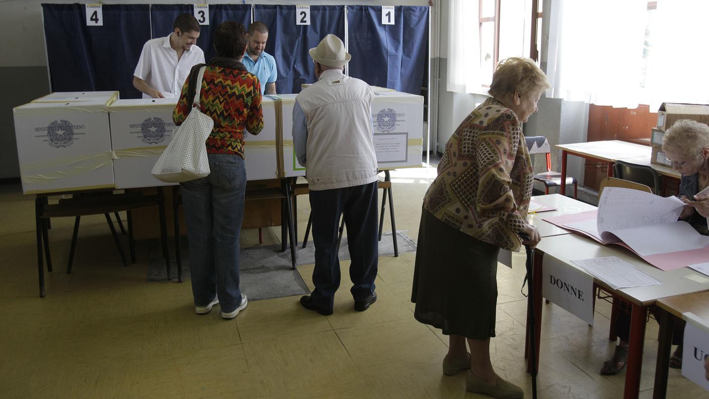 Affluenza in calo di nove punti
