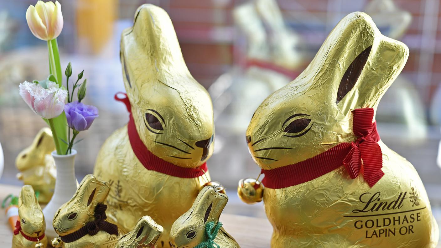 Un coniglietto di cioccolato Lindt & Sprüngli