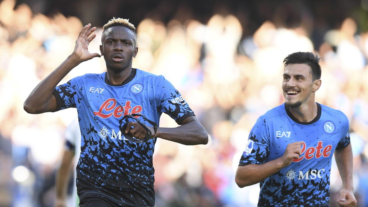 Victor Osimhen autore di una tripletta 