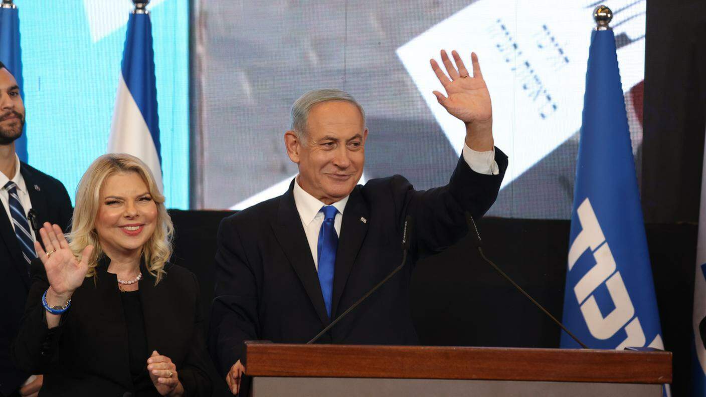 Benjamin Netanyahu e sua moglie Sara