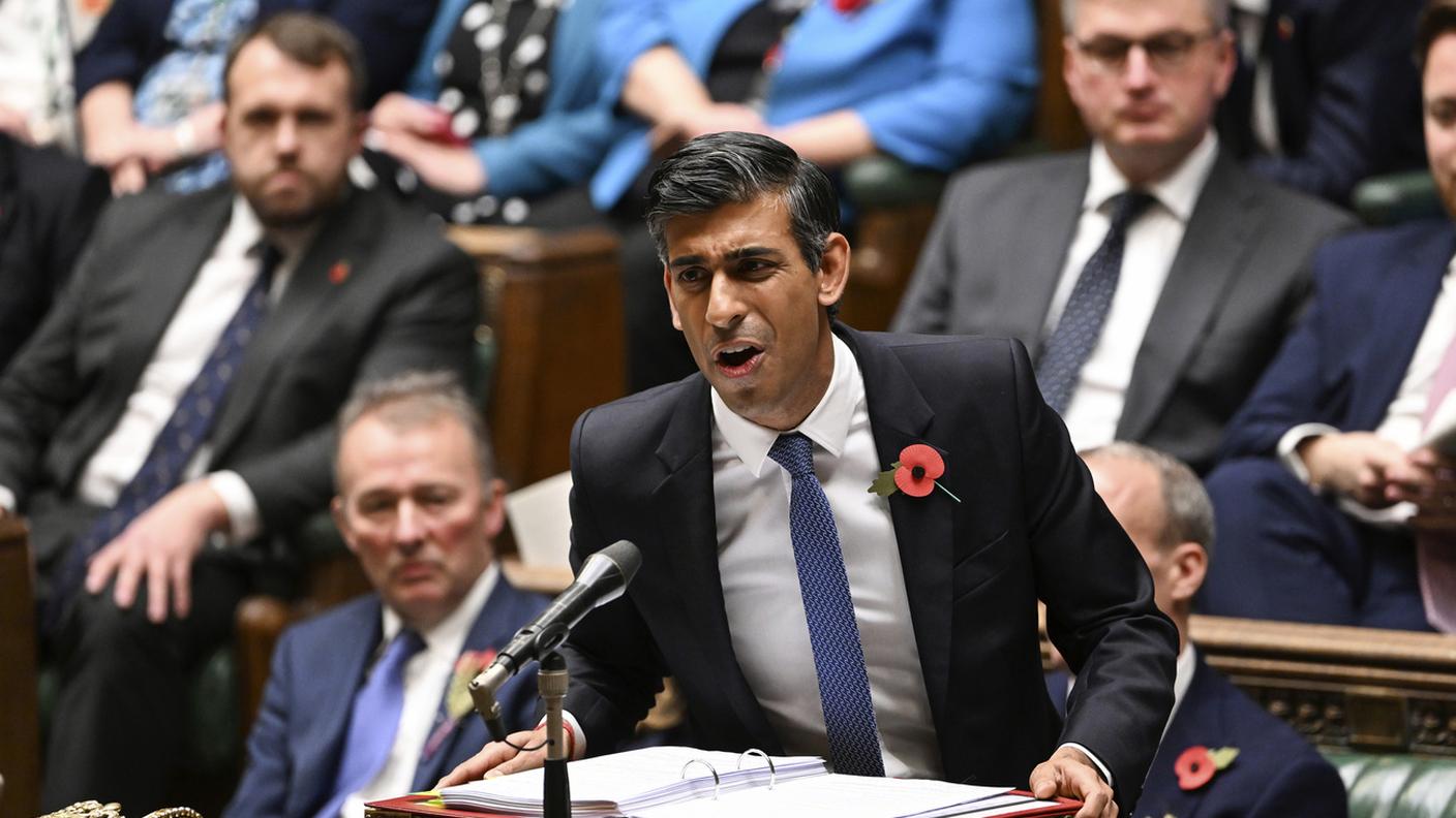 Il primo ministro britannico Rishi Sunak 
