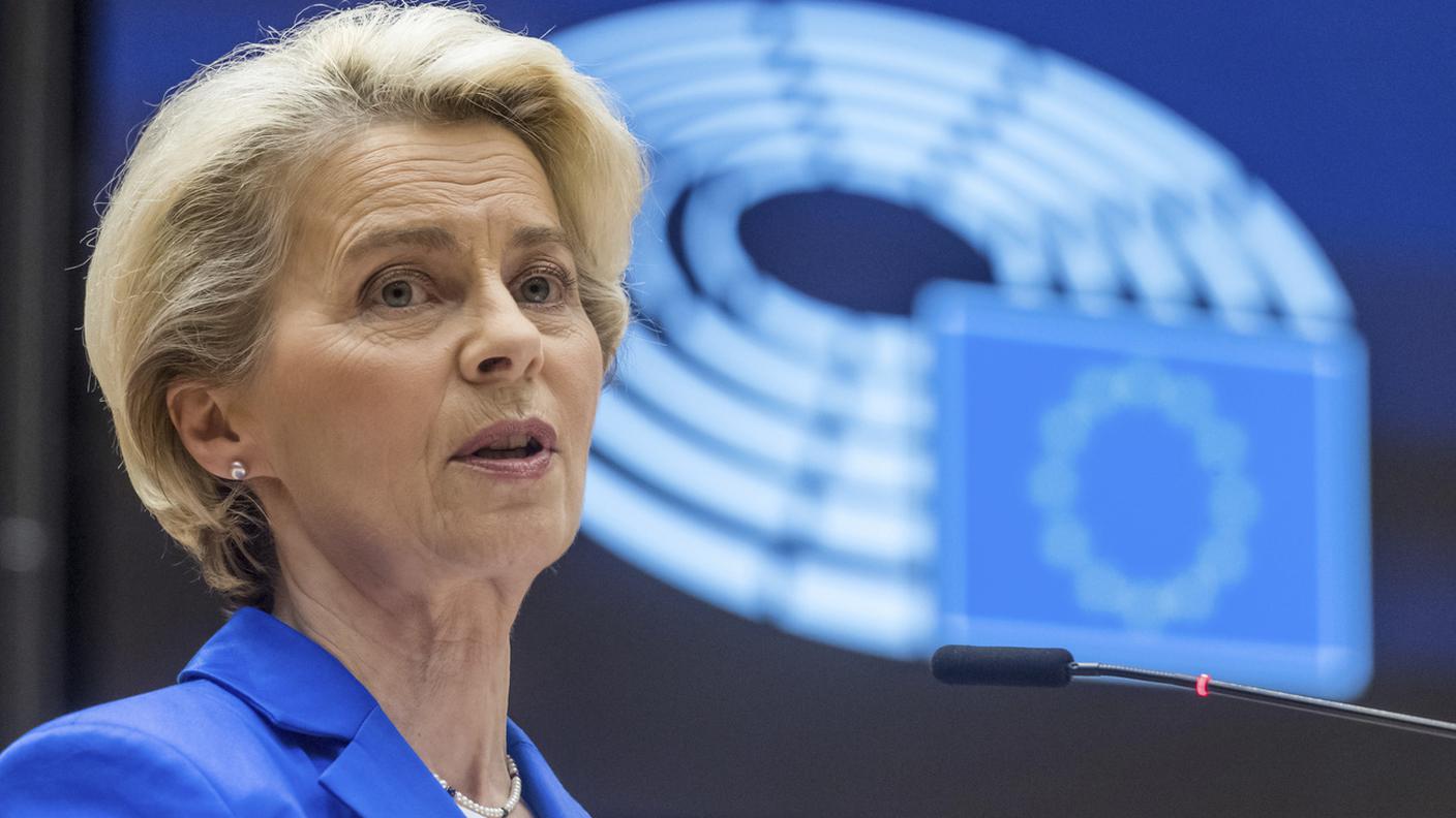 La presidente Ursula von der Leyen