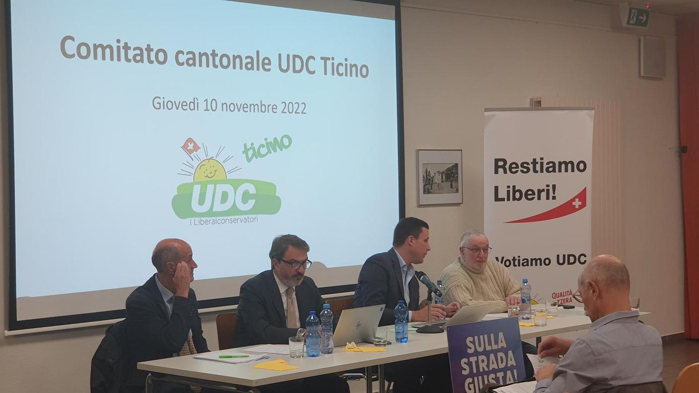 Il Comitato cantonale UDC Ticino
