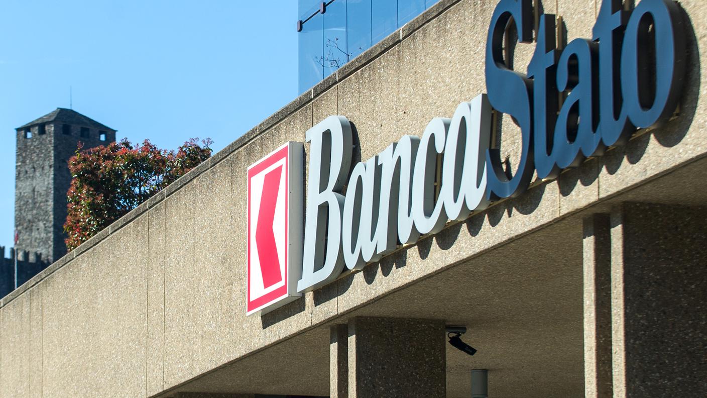 La sede principale dell'istituto bancario a Bellinzona