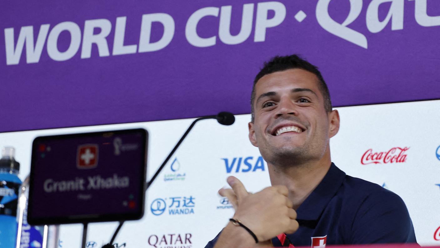 Il capitano della nazionale di calcio svizzera Granit Xhaka