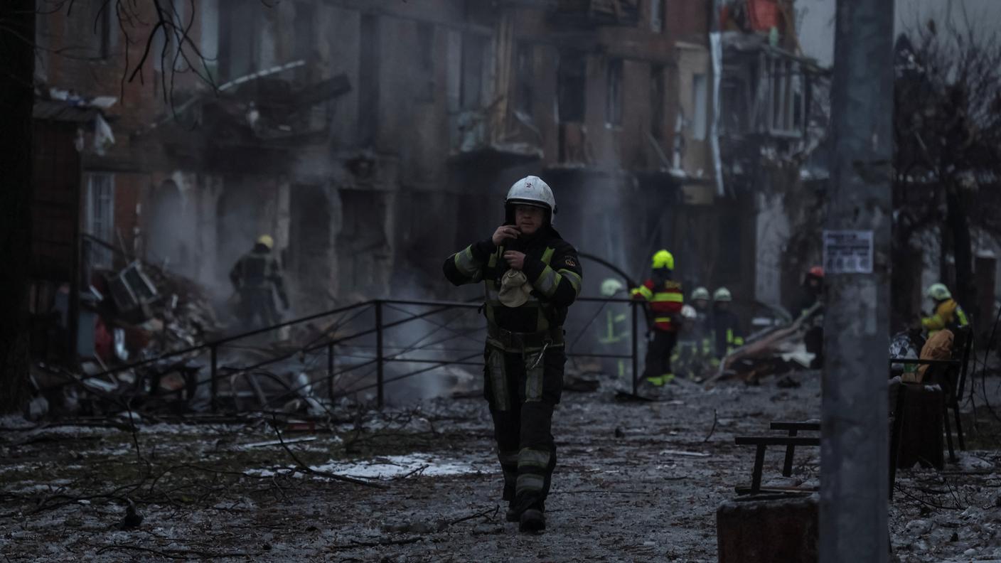 In gran parte dell'Ucraina sono in corso attacchi missilistici russi