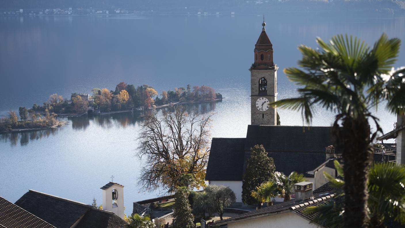 Una veduta di Ronco Sopra Ascona
