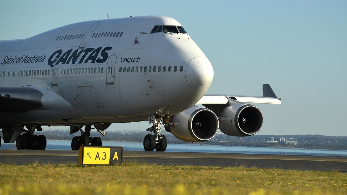 Un Boeing 747 della Qantas