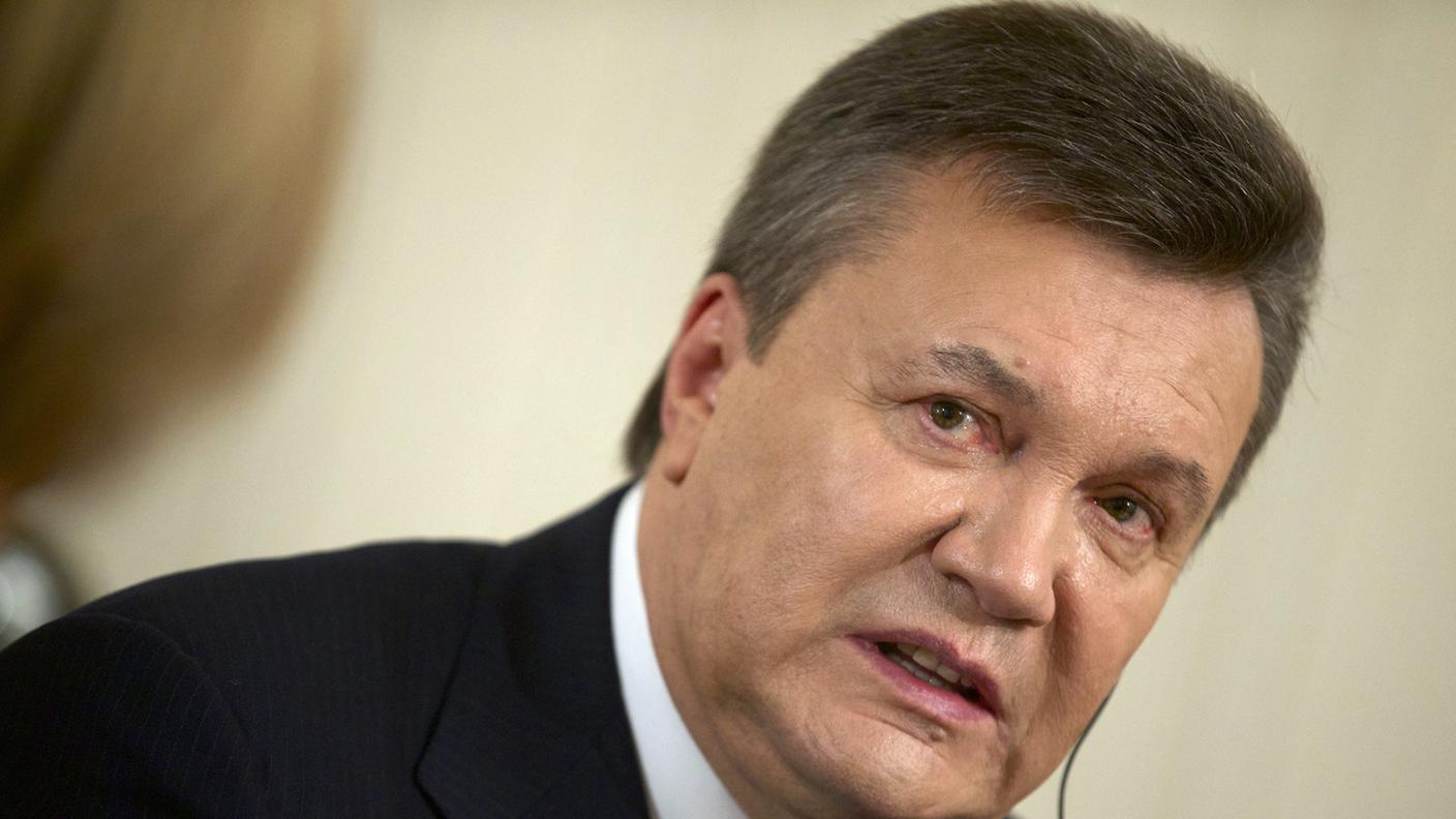 L'ex presidente ucraino Viktor Yanukovych