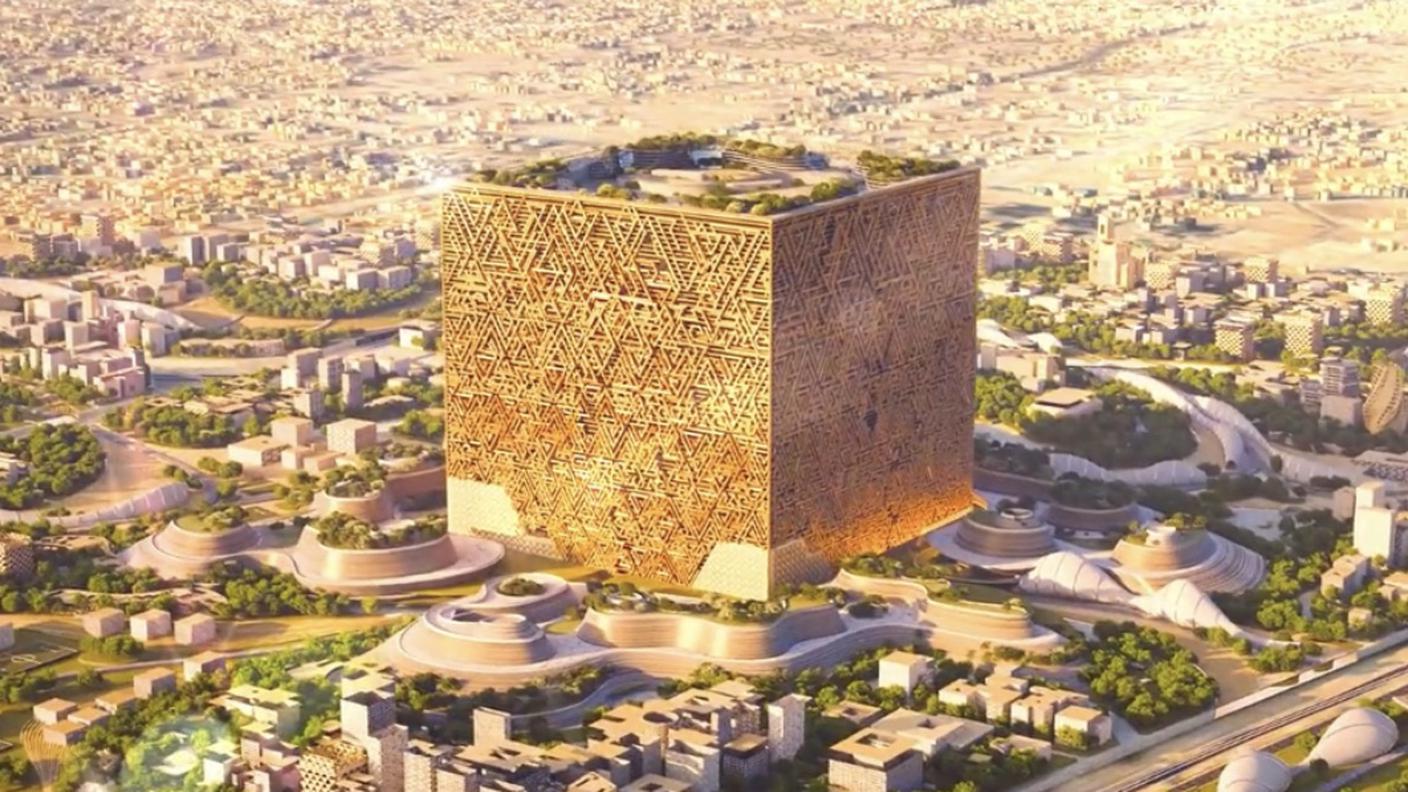 Il Mukaab, in arabo il cubo, sarà il più grande edificio al mondo