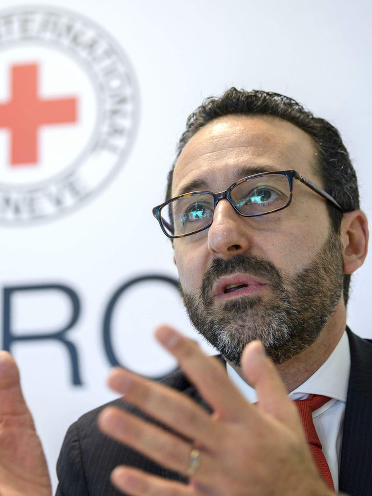 Il direttore generale della Croce Rossa, Robert Mardini