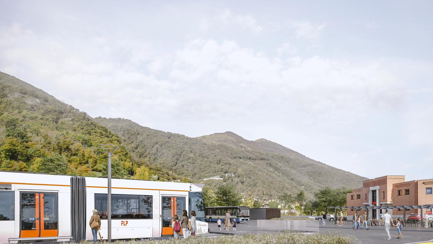 A Manno in zona Suglio si concluderà una diramazione. Li sorgerà un park and ride