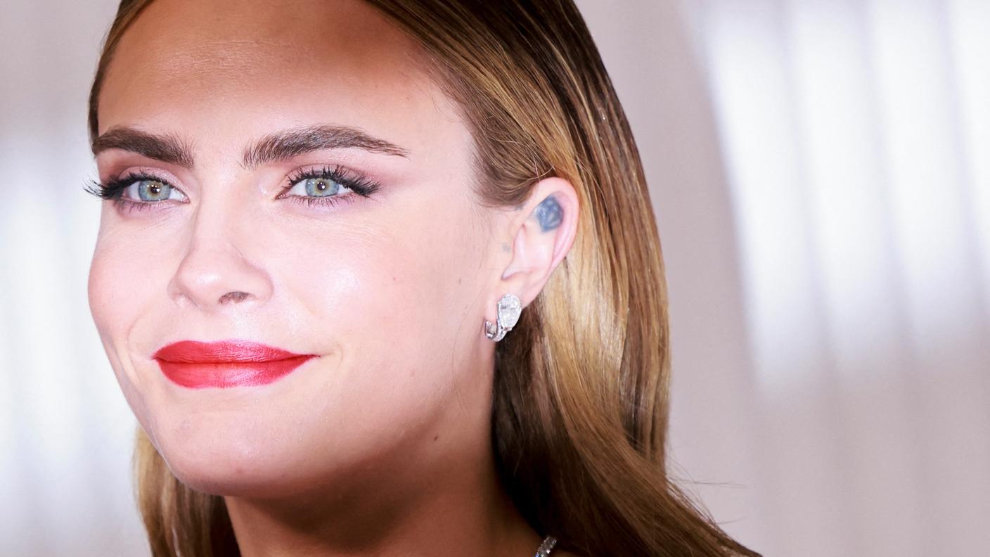 La super modella e attrice britannica Cara Delevingne