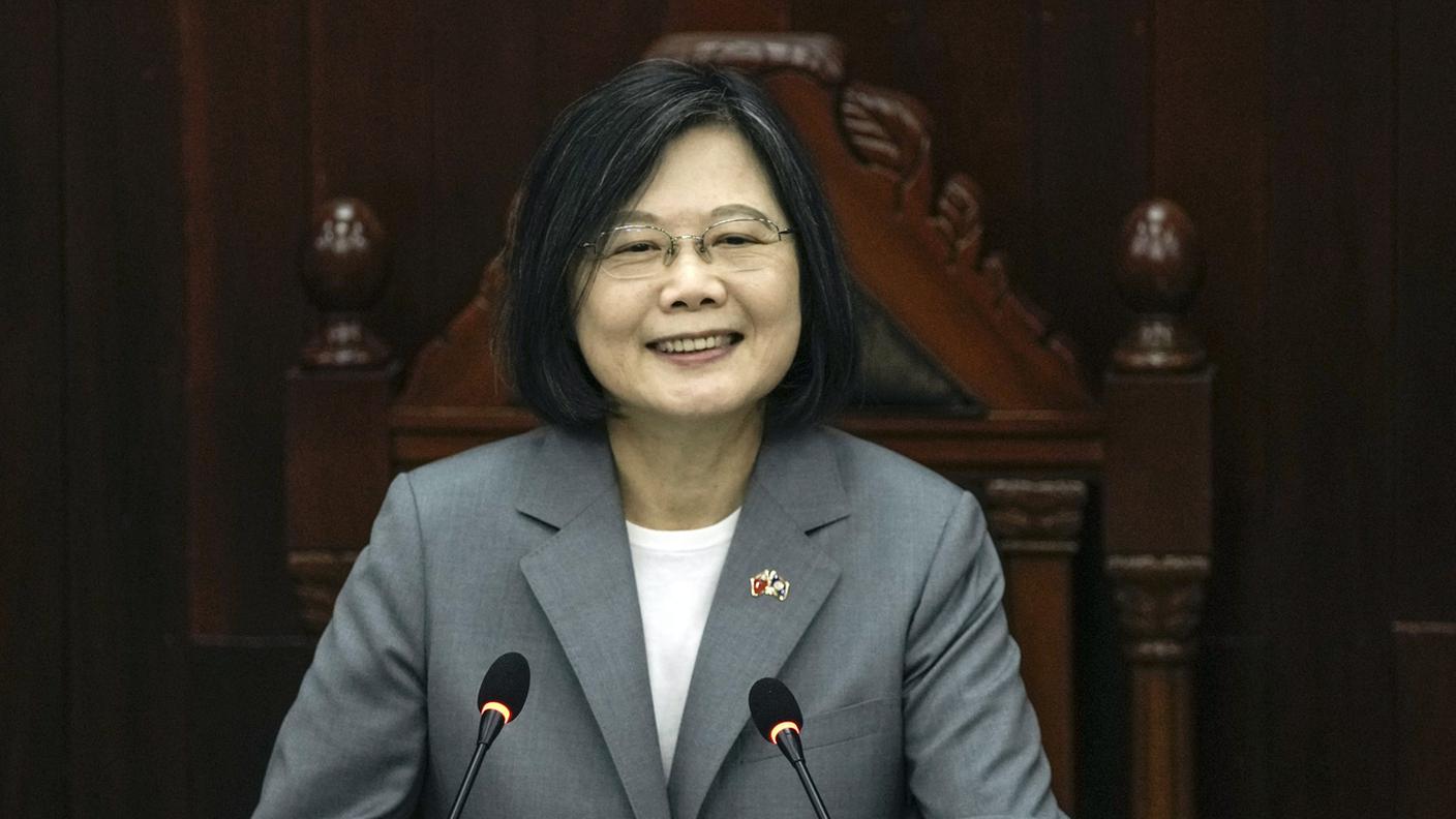 La presidente di Taiwan, Tsai Ing-wen