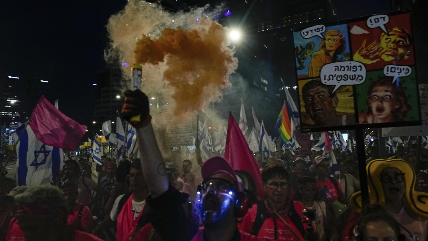 Proteste contro Netanyahu in Israele