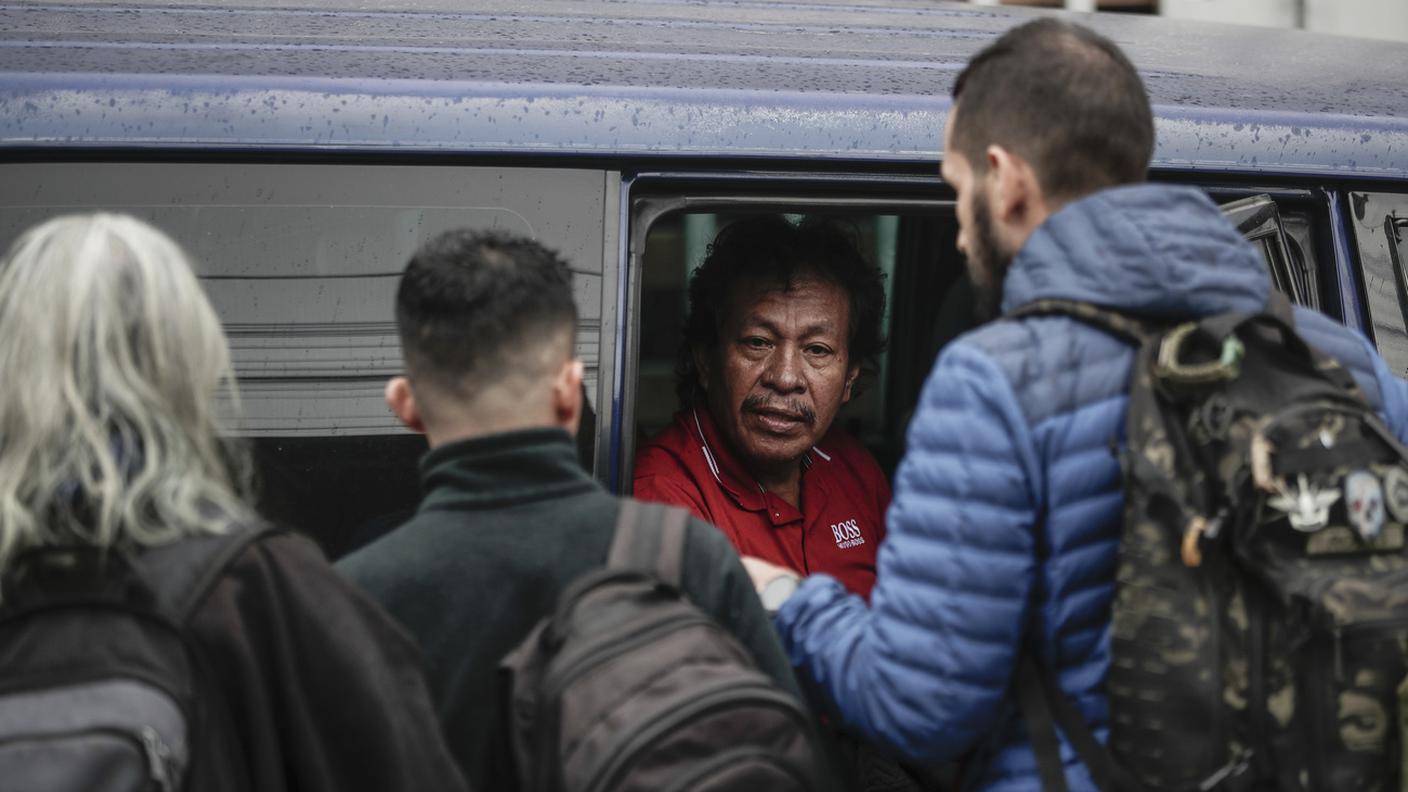 Henry Guerrero, uno dei soccorritori dei bimbi