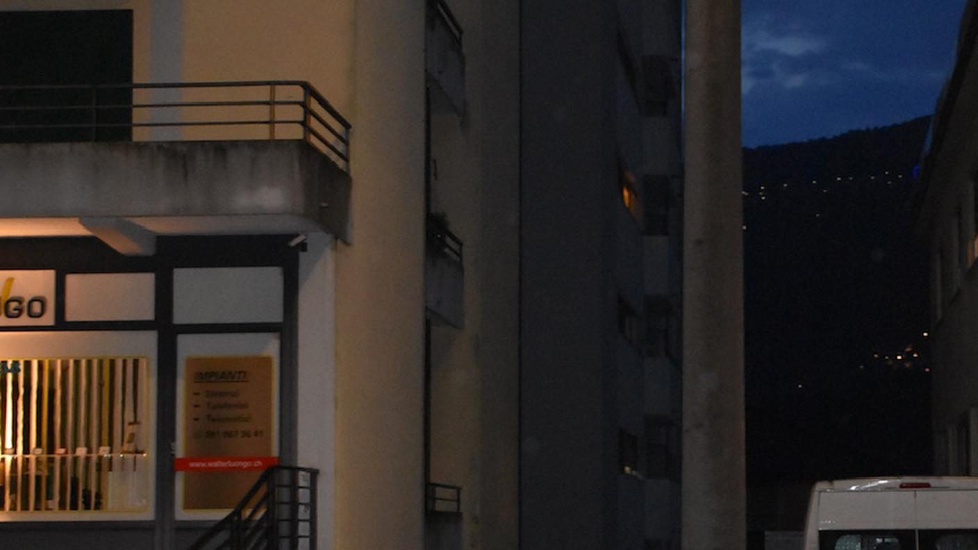 Il luogo dell'accoltellamento