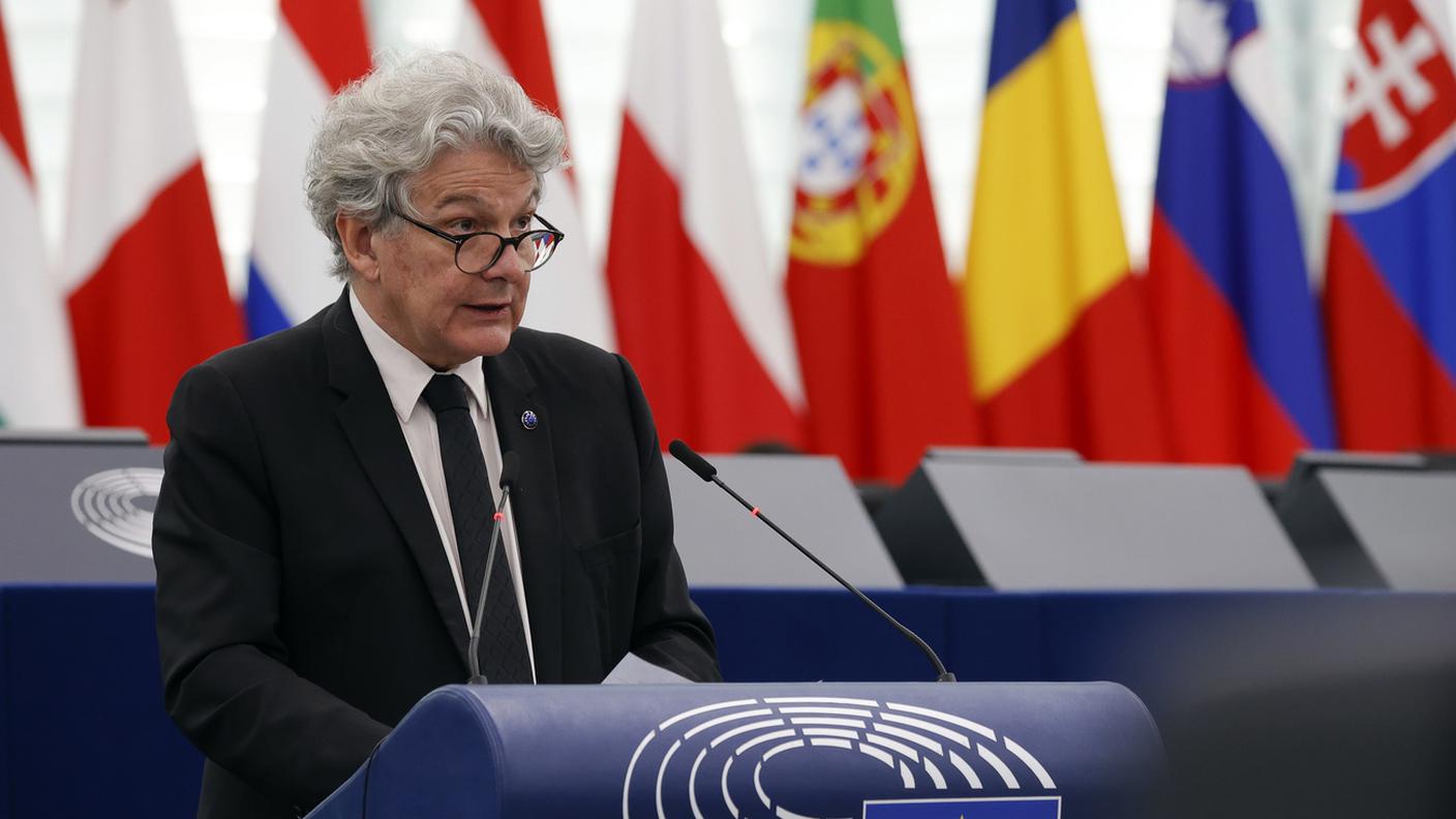 Il commissario europeo per il mercato interno, Thierry Breton