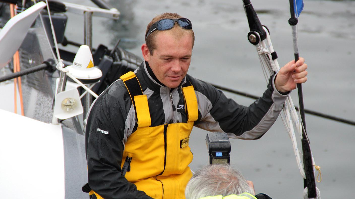 Lo skipper francese Kevin Escoffier