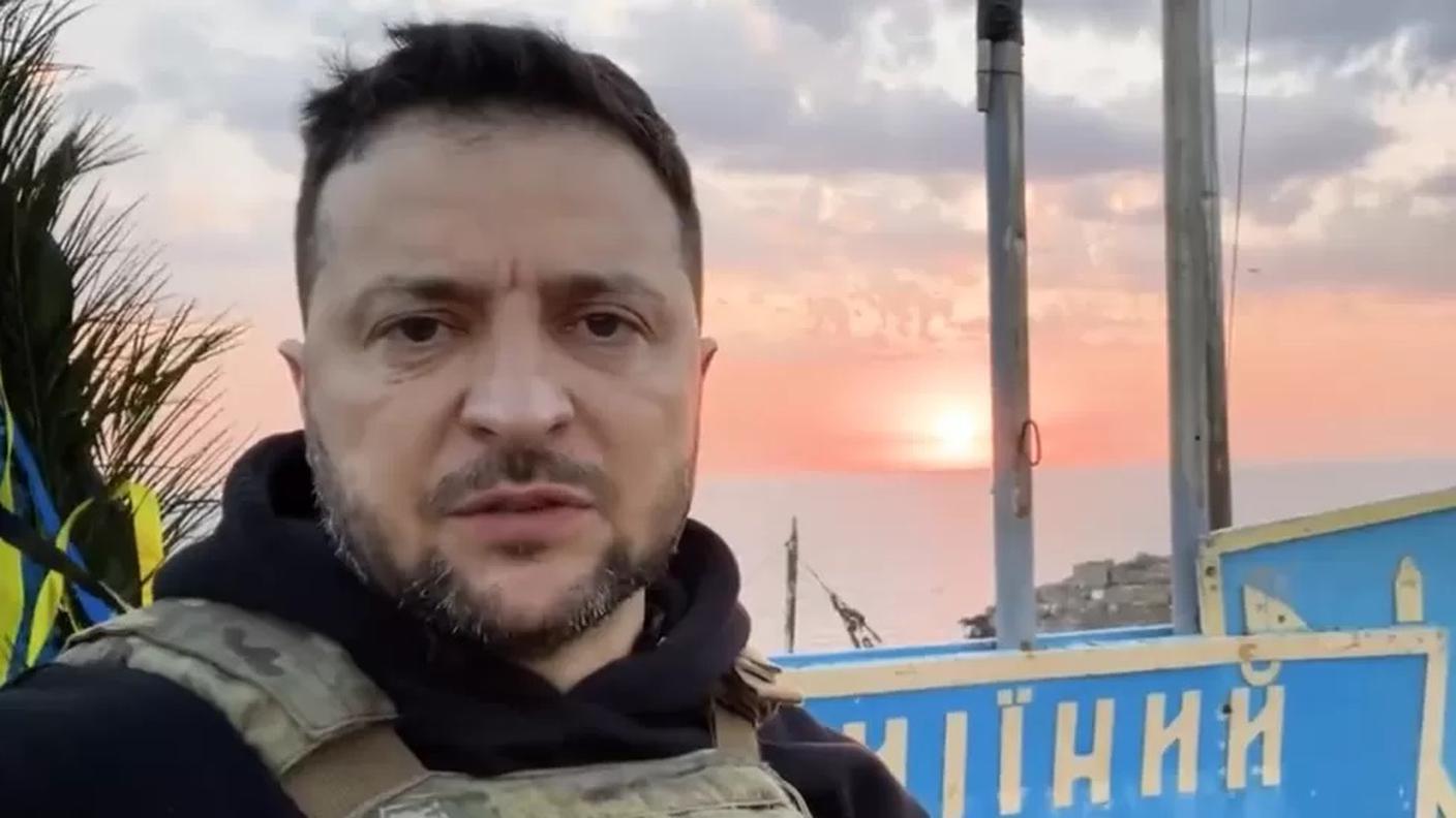 Zelensky sull'Isola dei Serpenti