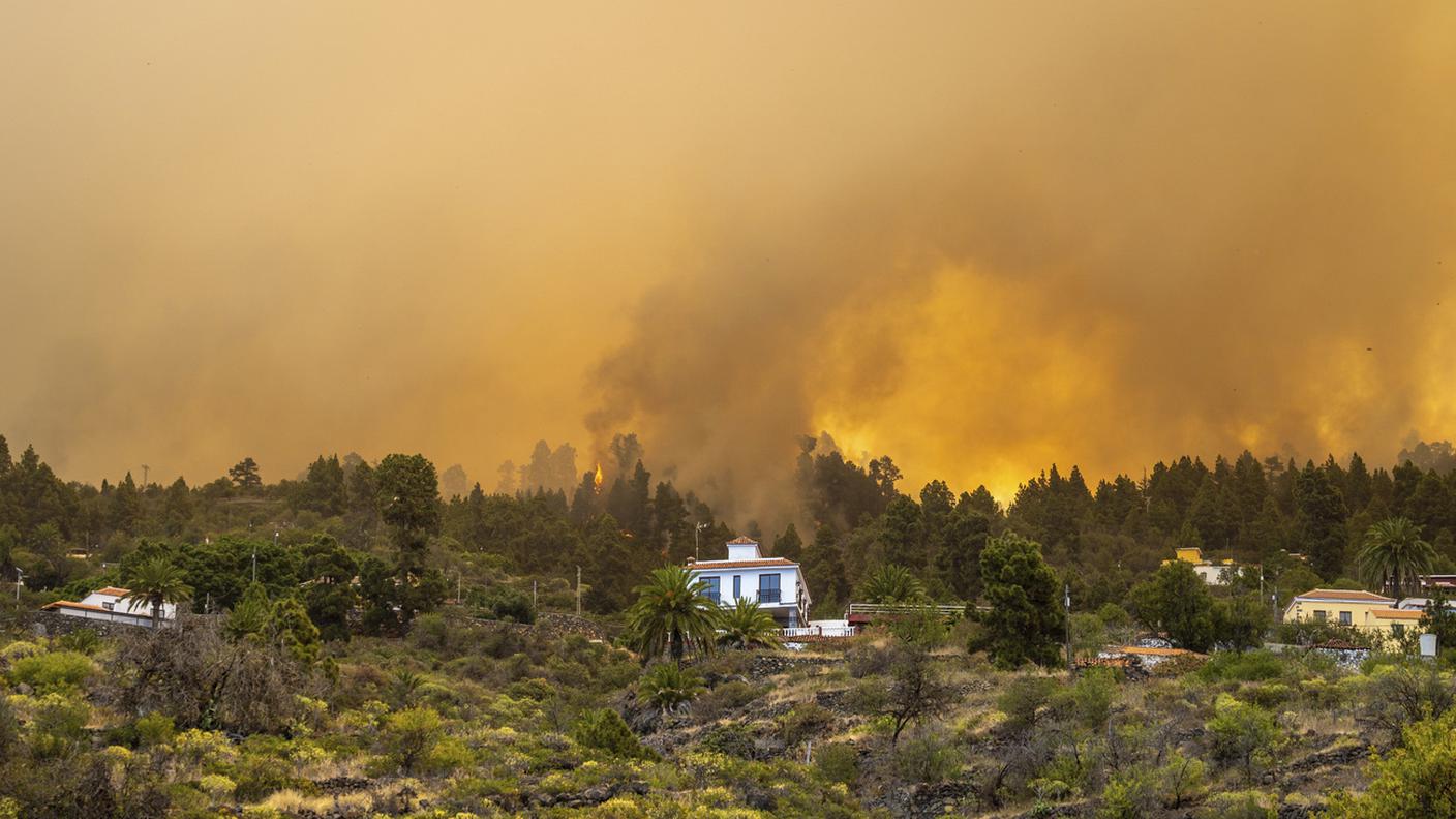 L'incendio a La Palma