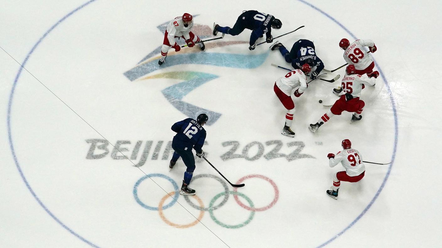 Russia - Finlandia: la finale dell'hockey maschile a Pechino