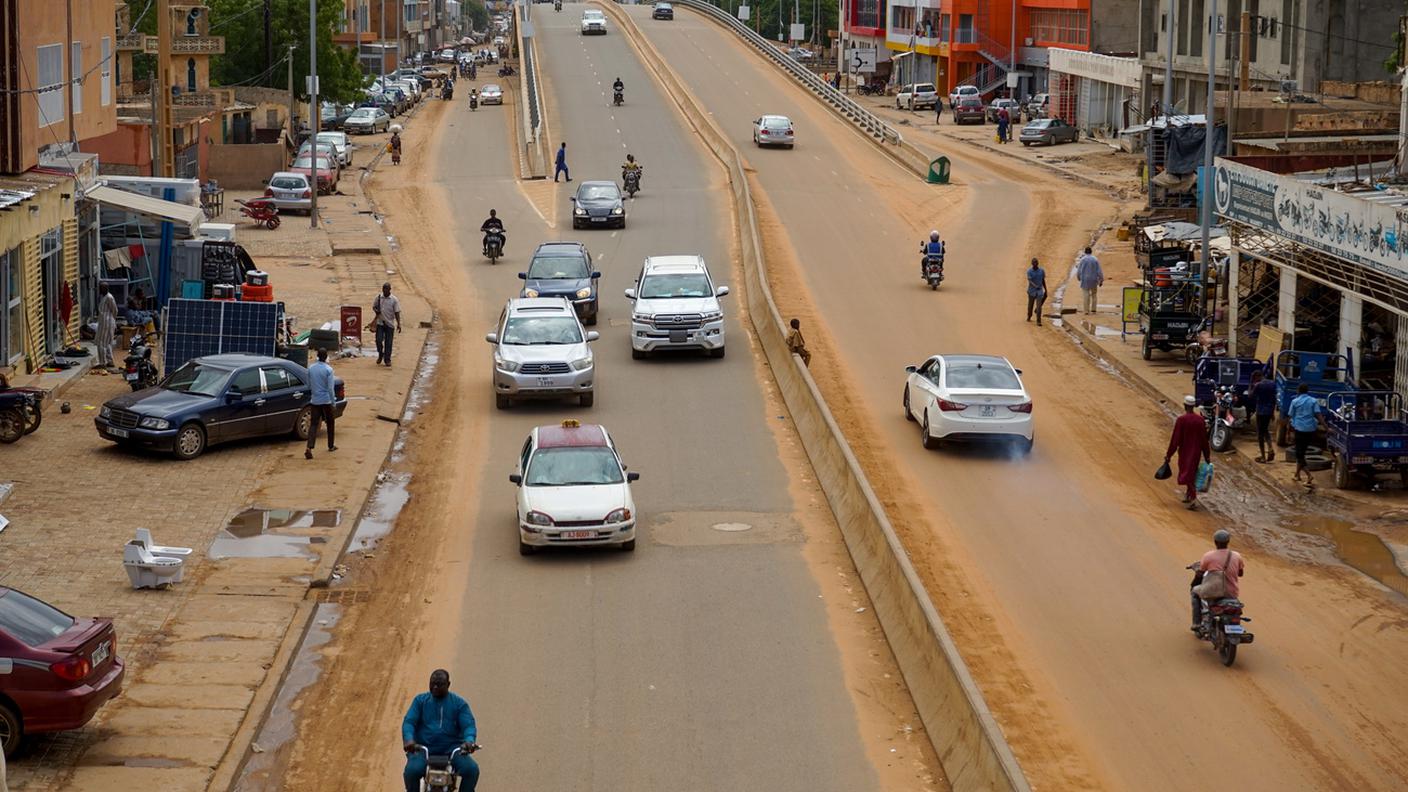 Un'immagine di Niamey, dove la situazione non è più ritenuta sufficientemente sicura