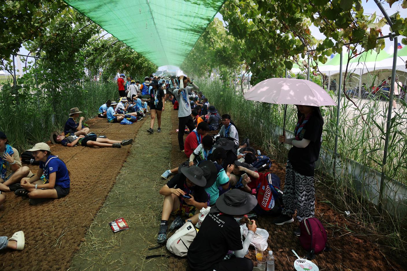 Una zona d'ombra per i giovani scout