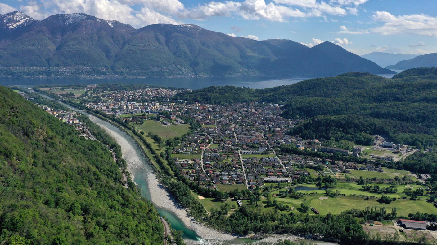 Fiume Maggia a Losone