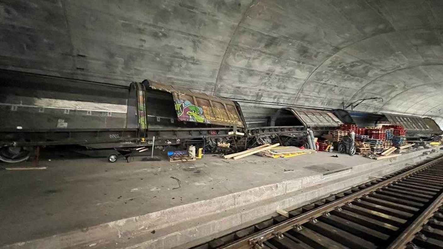 I danni al treno, al tunnel e ai binari