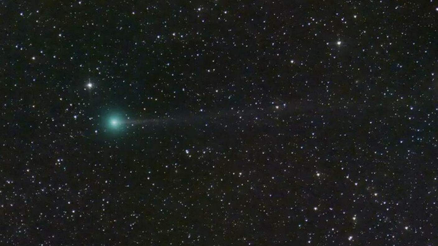 La cometa è stata scoperta solo poche settimane fa dall'astrofilo giapponese Hideo Nishimura 
