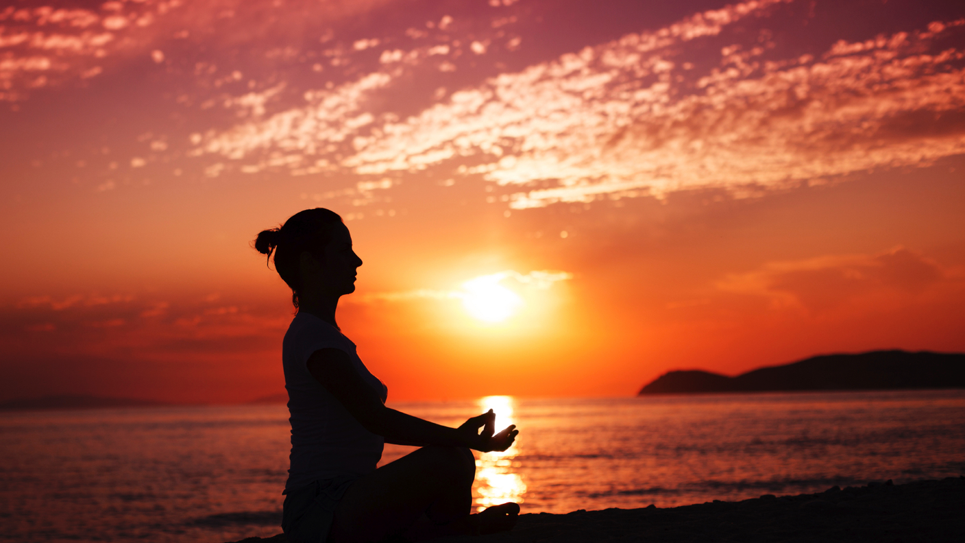 Zen, Meditare, Yoga, Potere, Tramonto, Sole, Tecniche di rilassamento