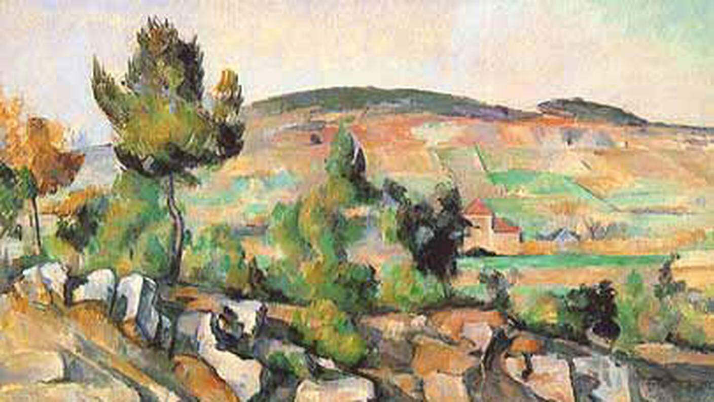 Montagne in provenza di Cézanne