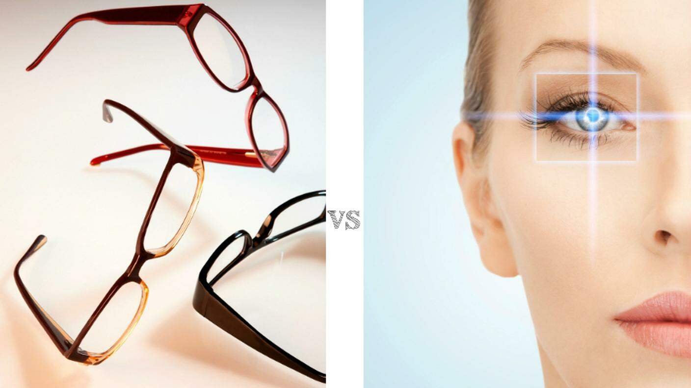 Occhiali vs laser