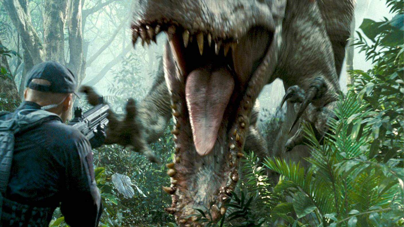 Le inquietanti fauci del nuovo dinosauro di Jurassic World