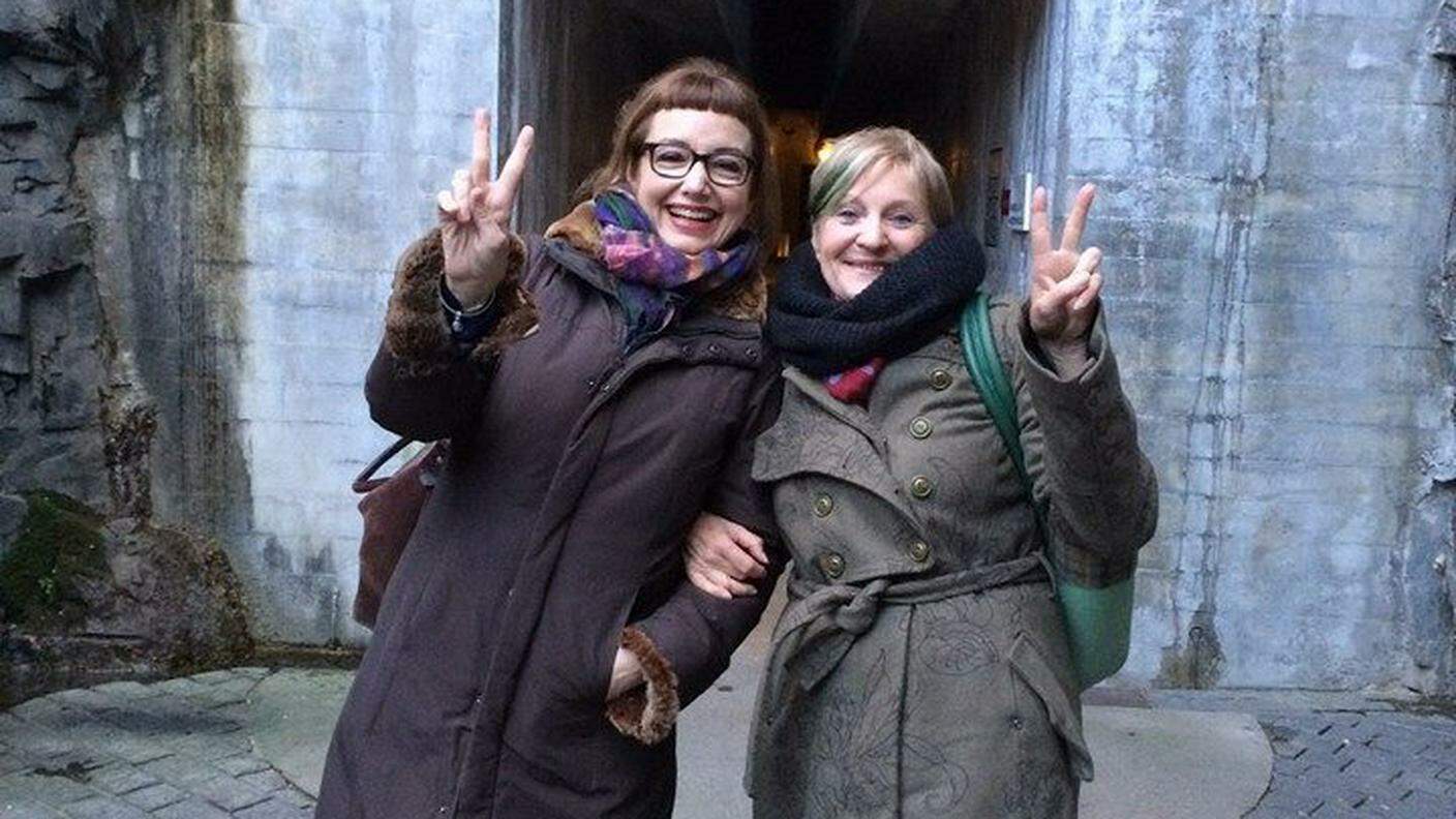 Maja e Ruth Marti, guida turistica a Bellinzona