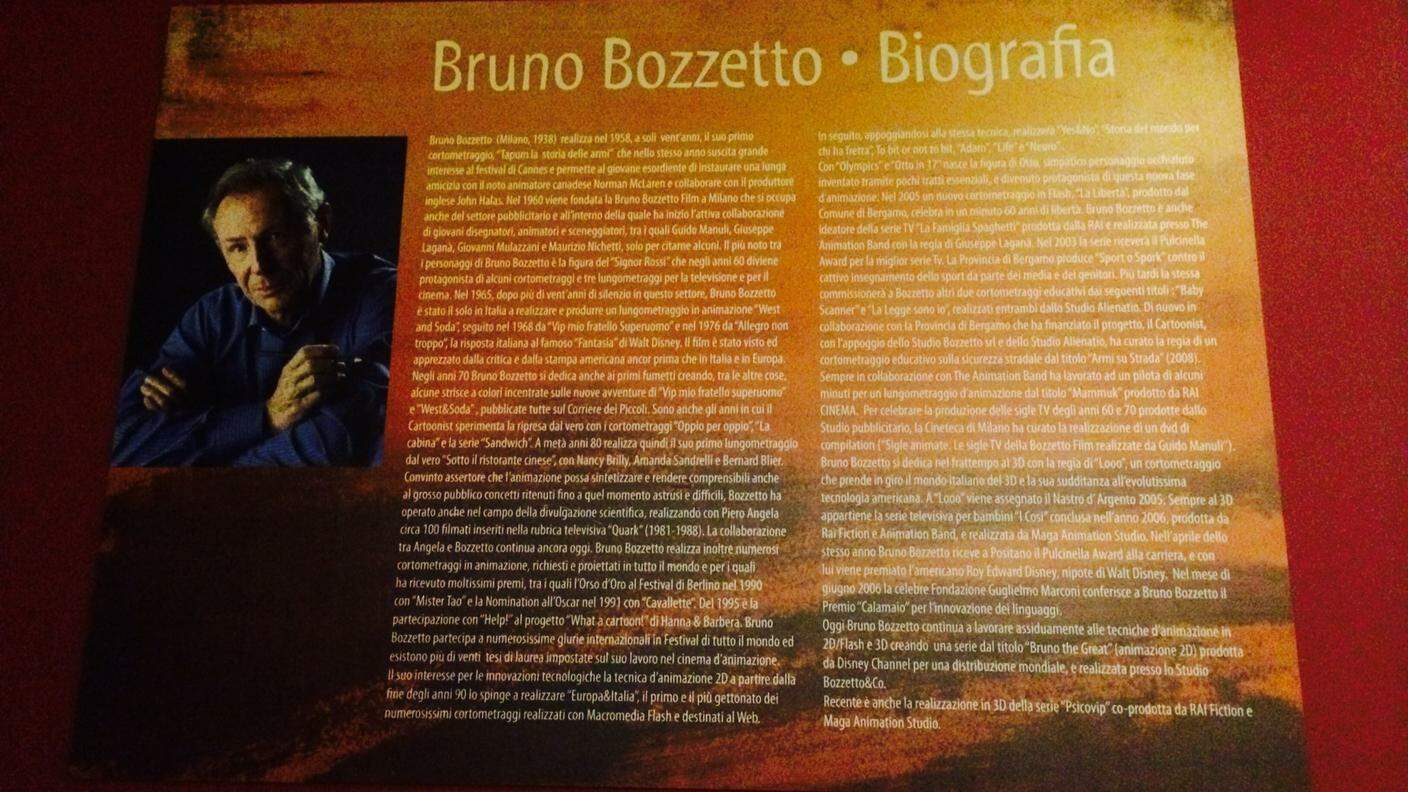 Bruno Bozzetto in mostra alla Mole di Torino