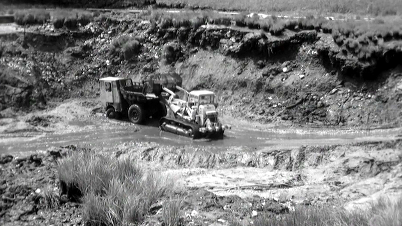 I lavori di scavo al laghetto nel 1968, Il Regionale RSI 1968