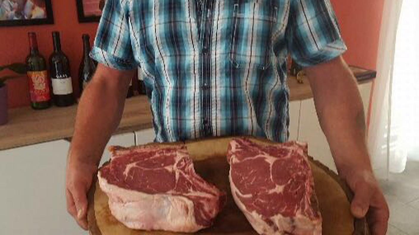 Fresco, a km zero, direttamente dall'allevatore e preparato al momento! Saluti da Roby