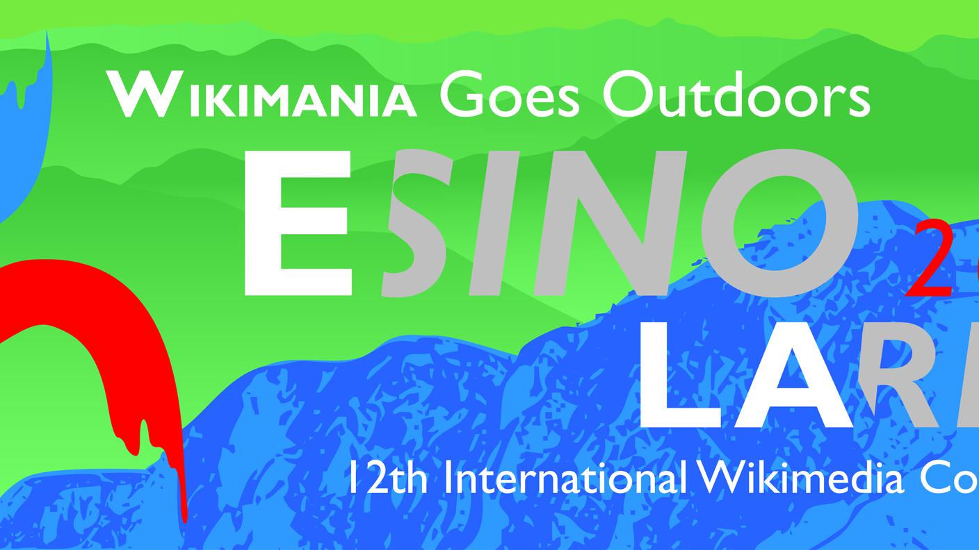 Logo Wikimania Esino Lario