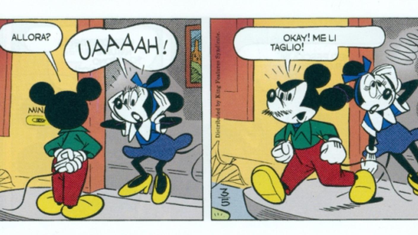 Fumetto Topolino e Minni