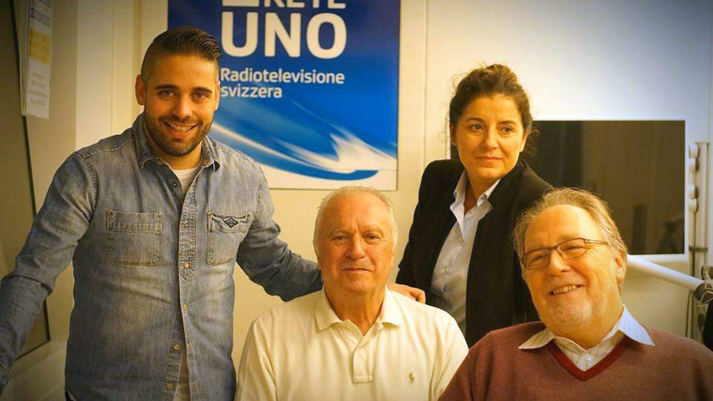 Nicolò Casolini, Fausto Cattaneo, Elena Caresani e Dick Marty
