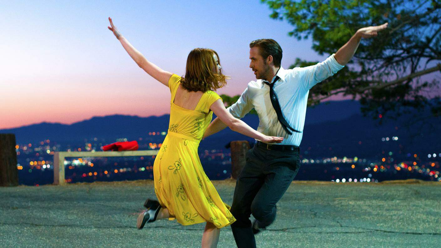 Mia (Emma Stone), Sebastian (Ryan Gosling) in La La Land
