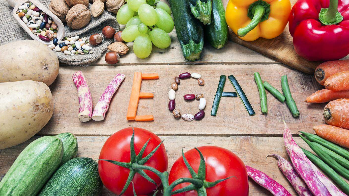 vegan, alimenti, scritta