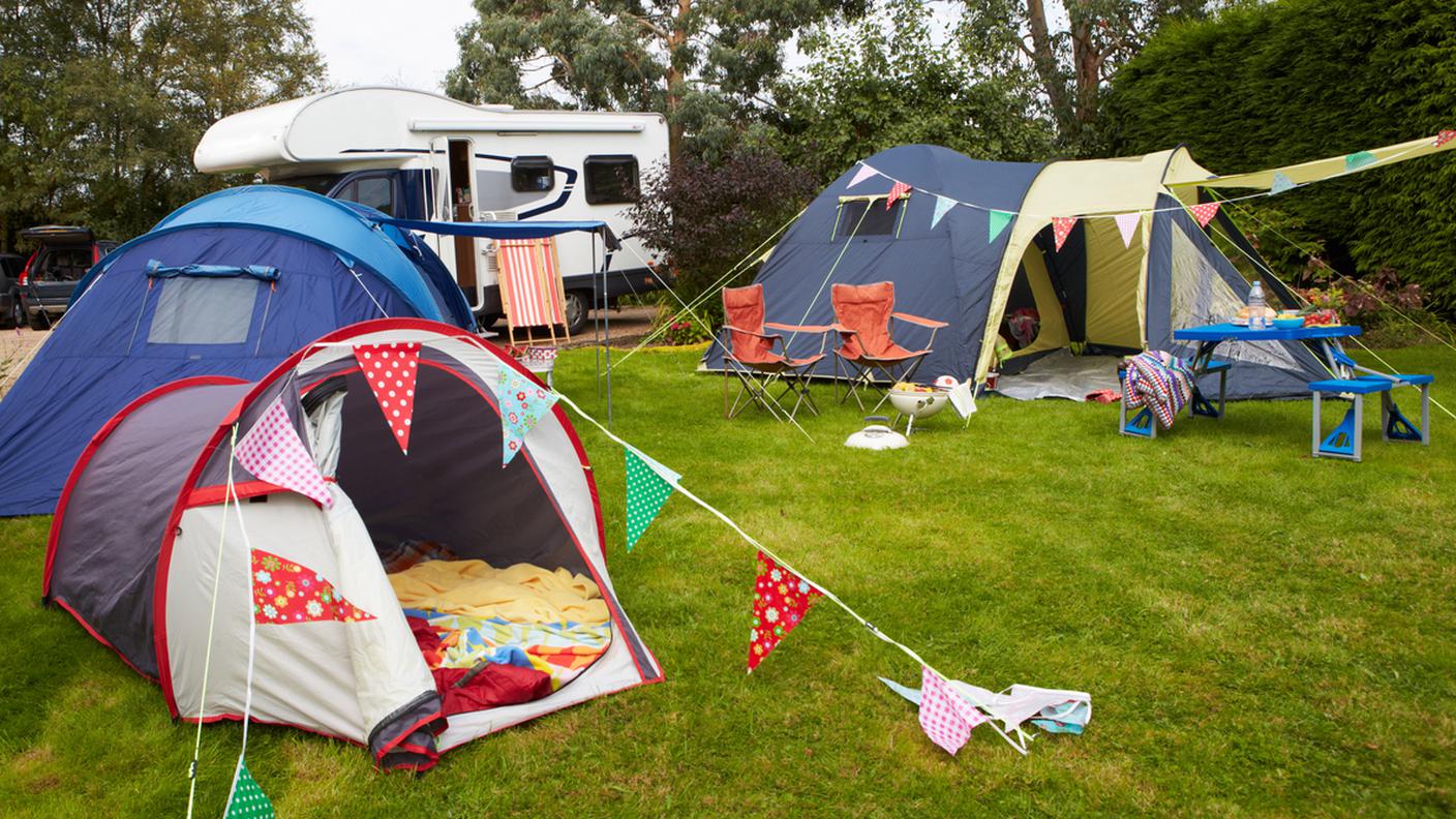 vacanze, camper, tenda da campeggio