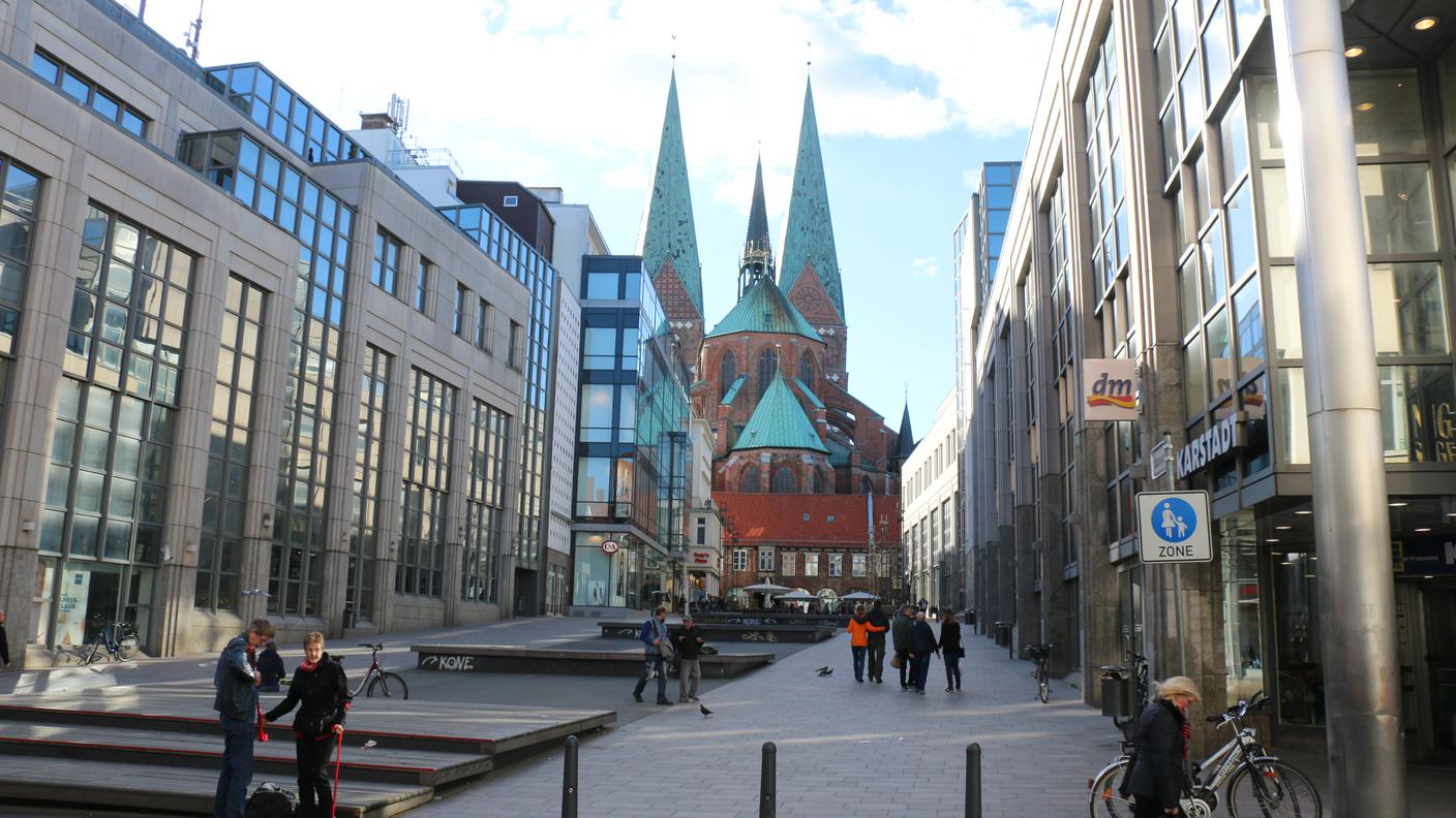 Una vista sulla Marienkirche