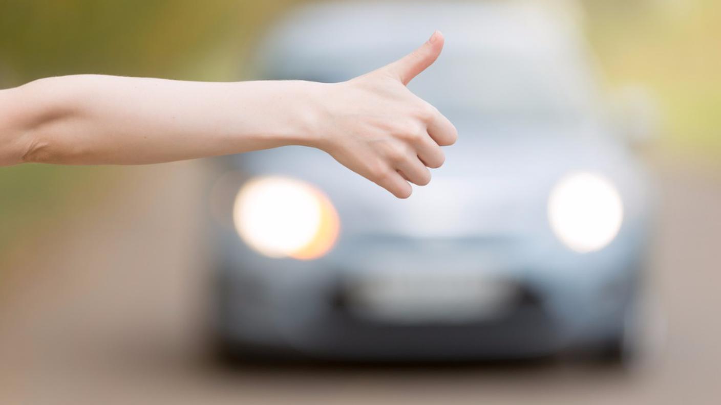 Guidare, Mano umana, Autostop, Ragazze adolescenti