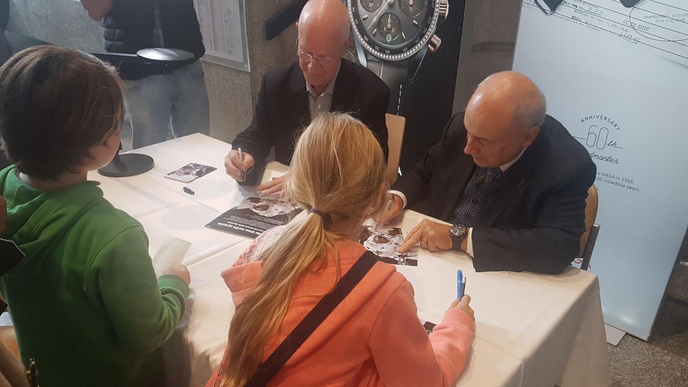 Claude Nicollier e Franco Malerba