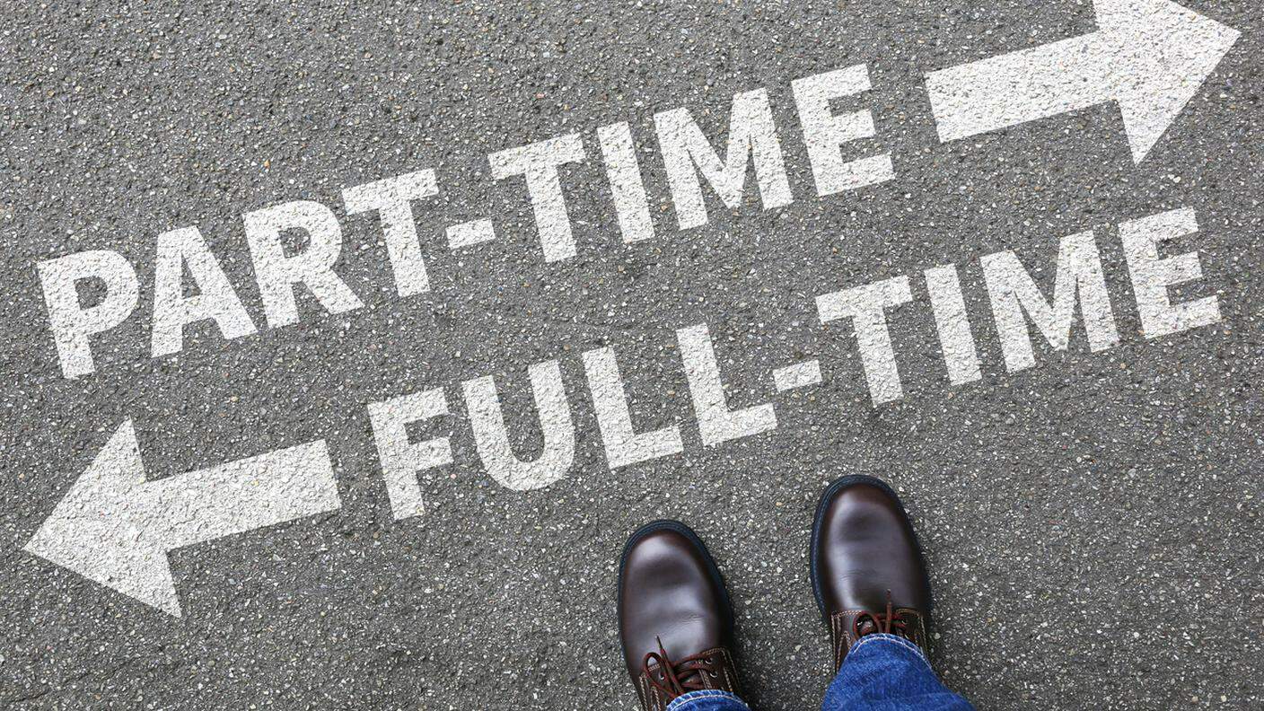 lavoro part-time, lavoro full-time